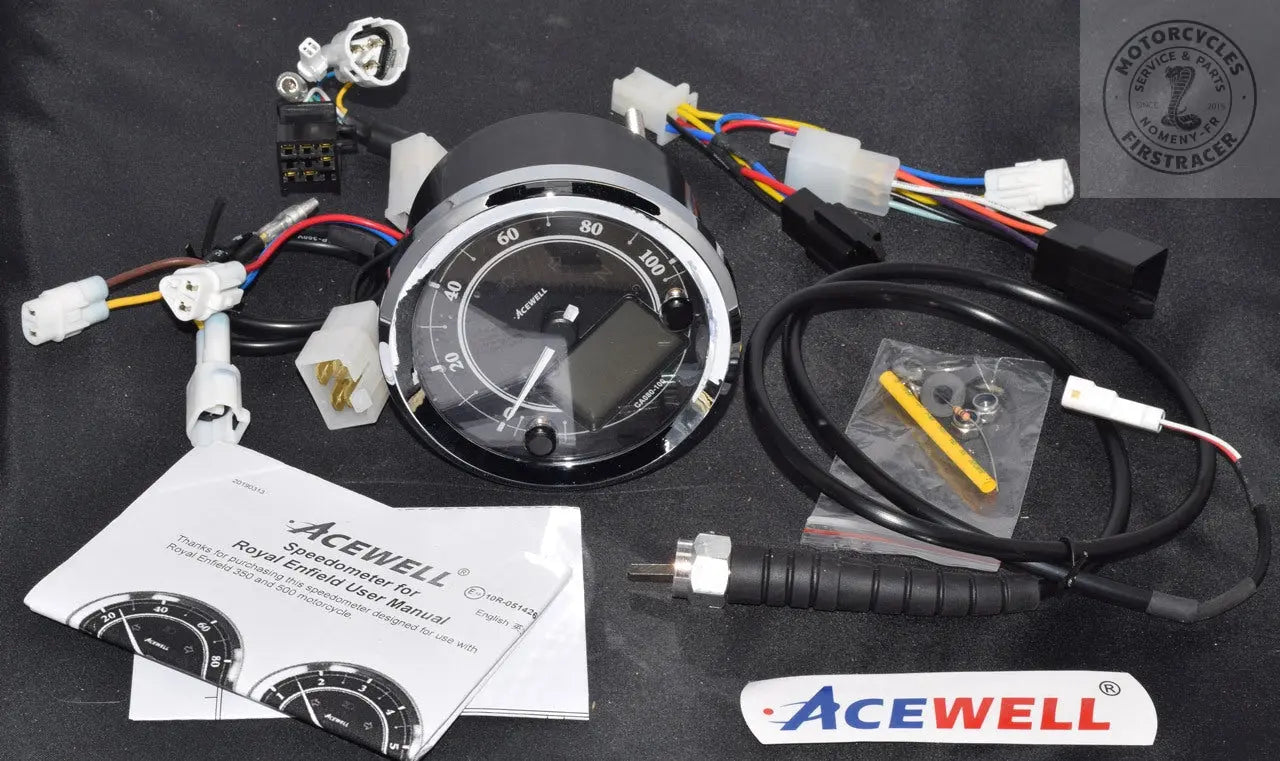 Compteur de vitesse digital Acewell Royal Enfield 350 et 500 jusque 2013 Firstracer