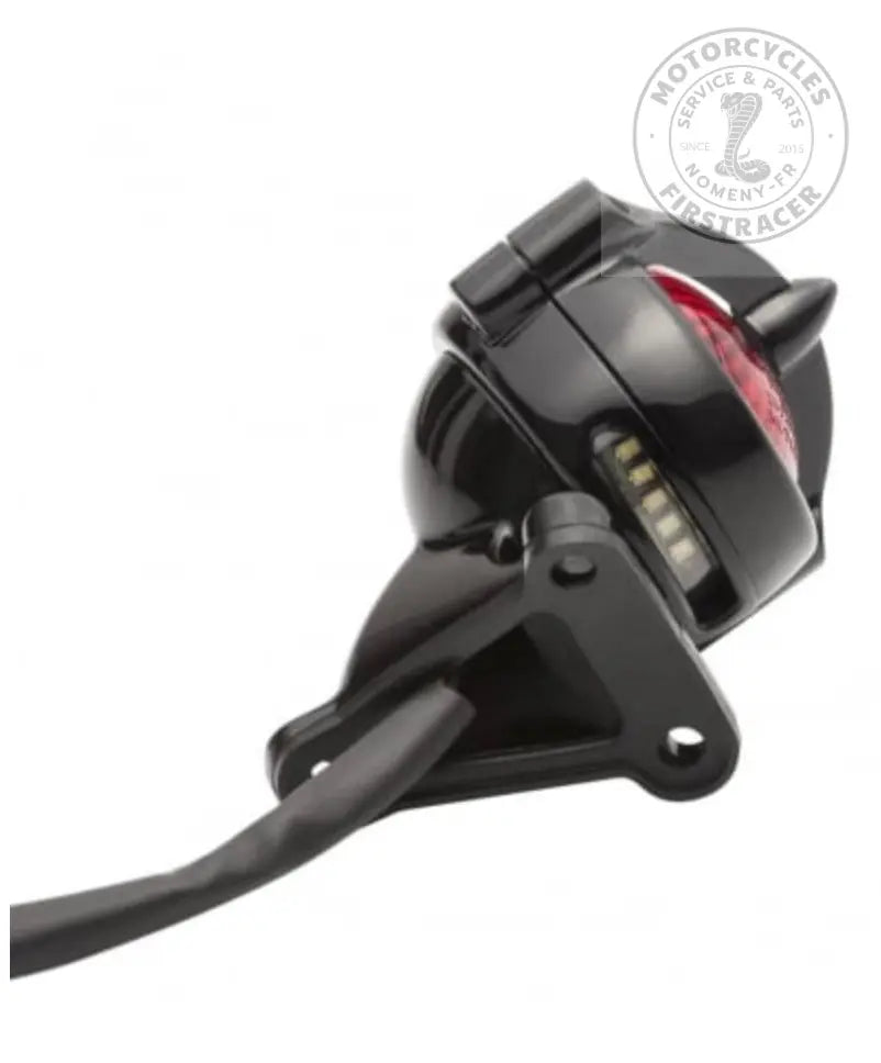 Feu Arrière LED SMD Noir avec Support pour motos custom Firstracer