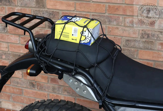 Filet Cargo Noir pour bagages moto Firstracer
