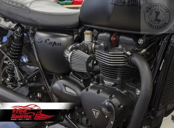 Filtre à air à débit élevé Free Spirits pour Triumph Thruxton & Bonneville T120 (Hydrofuge) Firstracer
