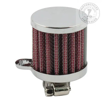 Filtre reniflard Chrome Triumph Bonneville / Thruxton / Scrambler jusqu'à 2015 ou Harley Firstracer