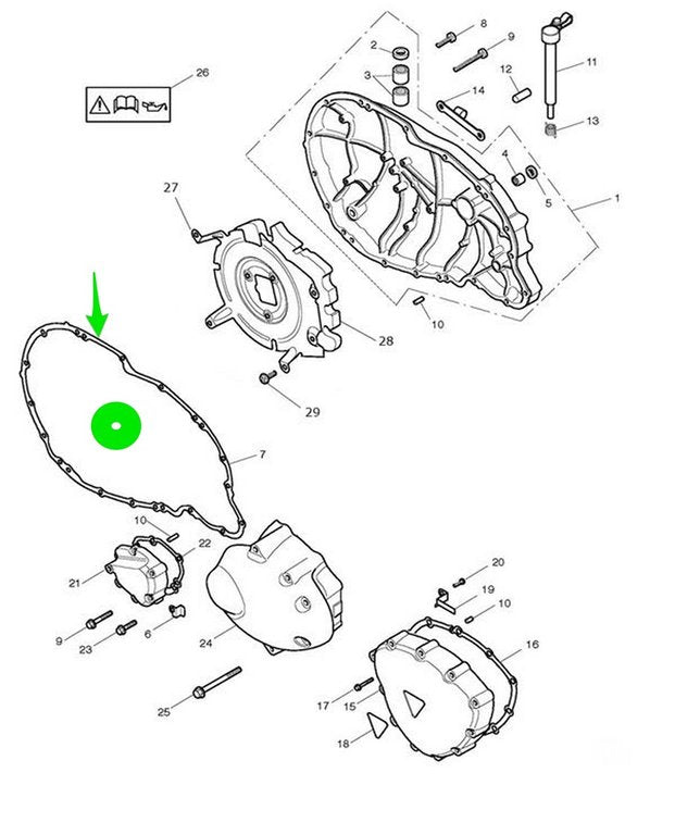 Joint de carter Embrayage TRIUMPH HINCKLEY JUSQUE 2015