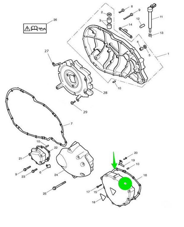 Joint de carter Allumage TRIUMPH HINCKLEY JUSQUE 2015