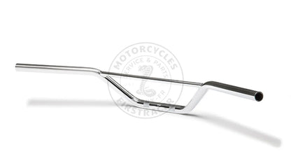 GUIDON TYPE CROSS / SCRAMBLER AVEC BARRE DE RENFORT – CHROME Royal Enfield Interceptor 650 Firstracer