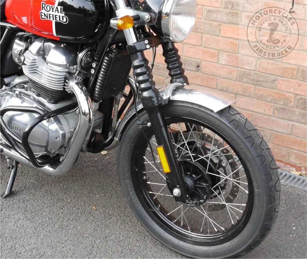 Garde Boue Avant Acier Inoxydable Poli Royal Enfield 650 Twin Firstracer