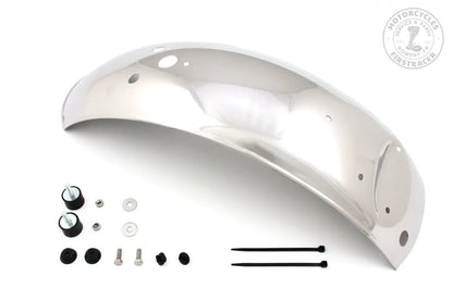 Garde boue arrière acier inoxydable poli Twins 650 Firstracer