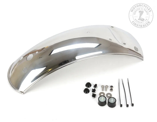 Garde boue arrière court aluminium poli Royal Enfield Twins 650 Firstracer
