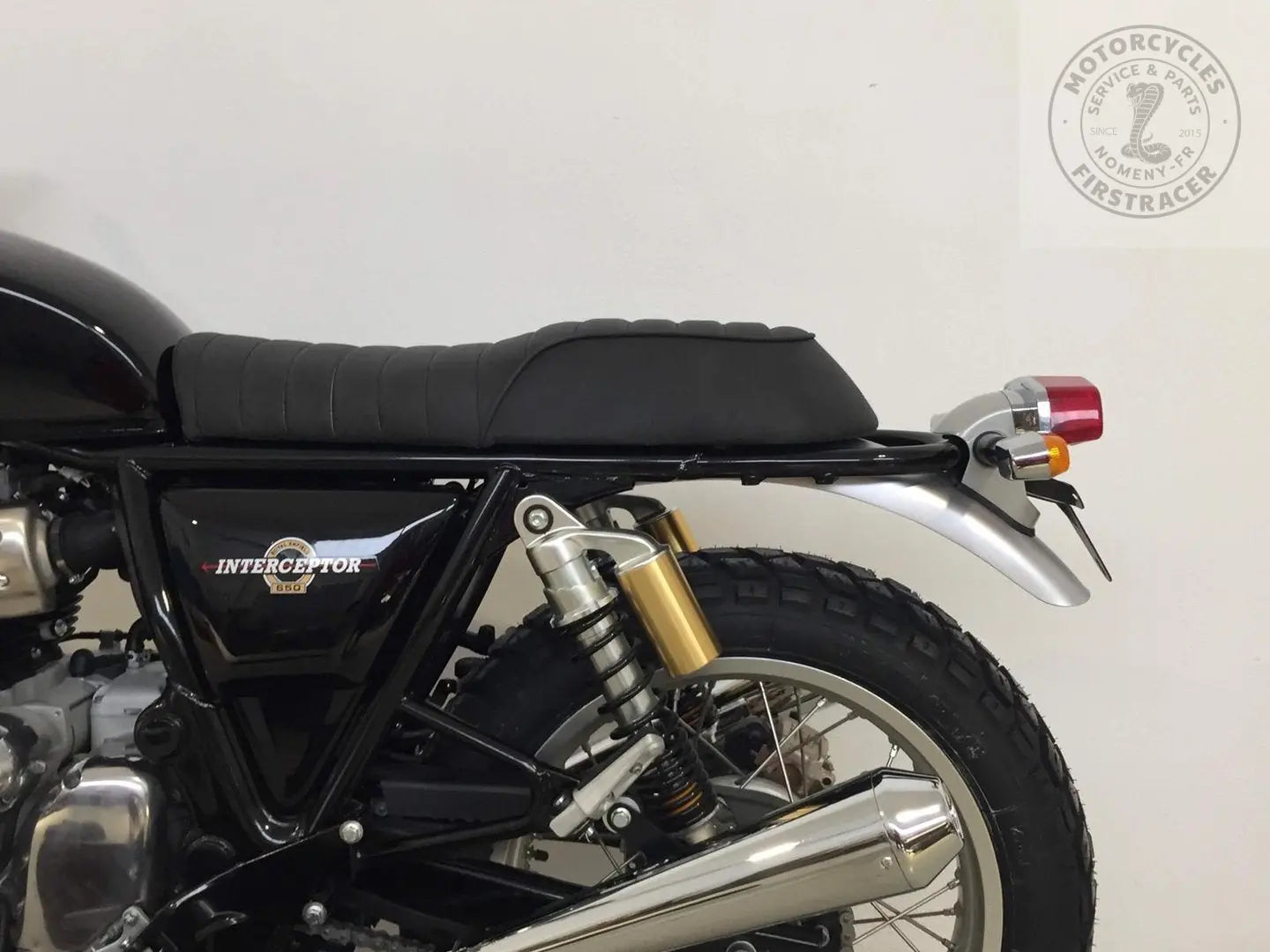 Garde-boue arrière en fibre de verre pour Royal Enfield Interceptor 650 Firstracer