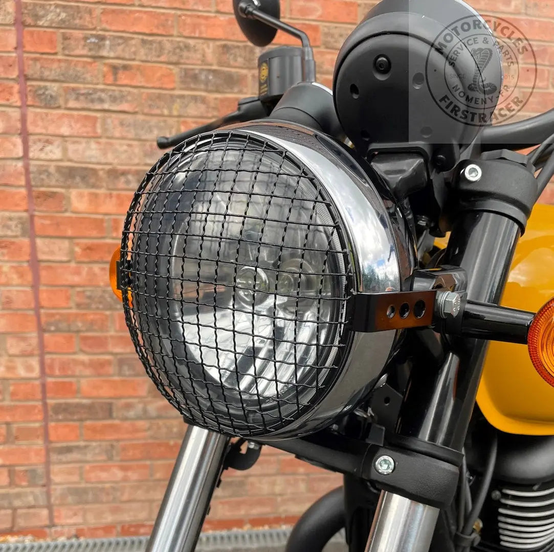 Grille de phare noire Royal Enfield 350 Meteor / Hunter 350 Firstracer