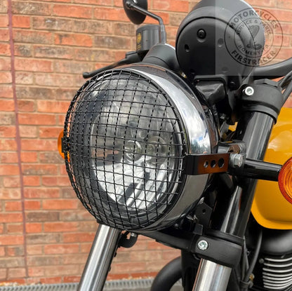 Grille de phare noire Royal Enfield 350 Meteor / Hunter 350 Firstracer