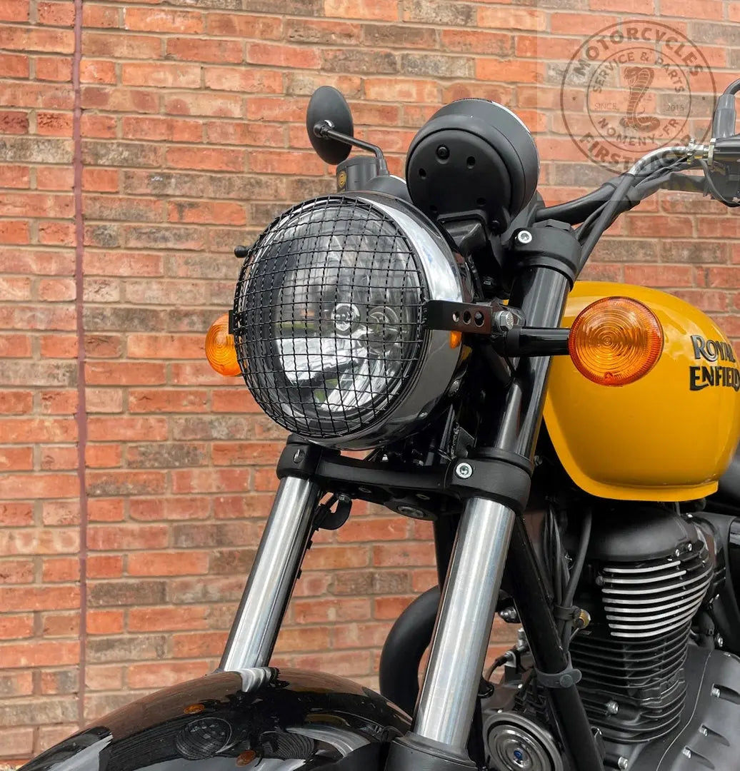 Grille de phare noire Royal Enfield 350 Meteor / Hunter 350 Firstracer