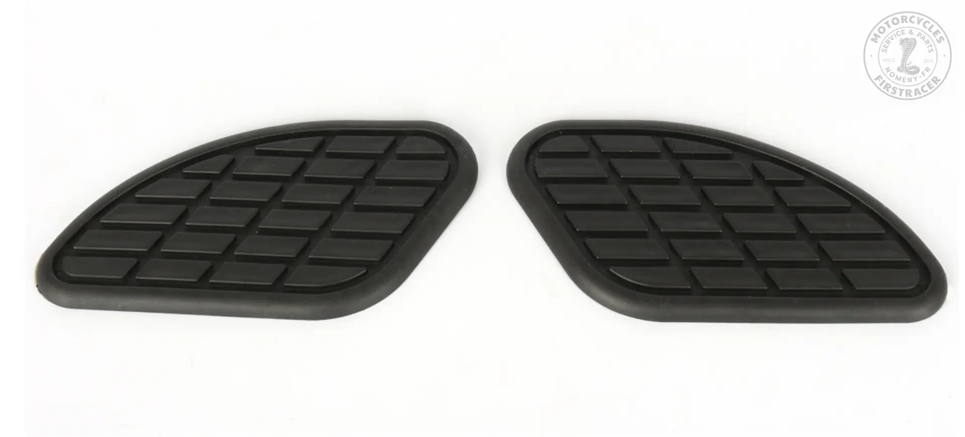 Grip genoux pour réservoir, noir, autocollant la Paire Firstracer