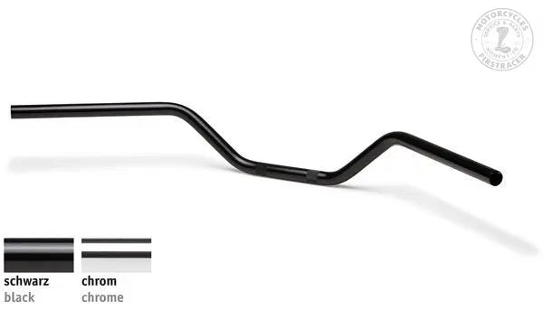 Guidon LSL Flat Track acier noir Ø22,2mm Triumph Firstracer