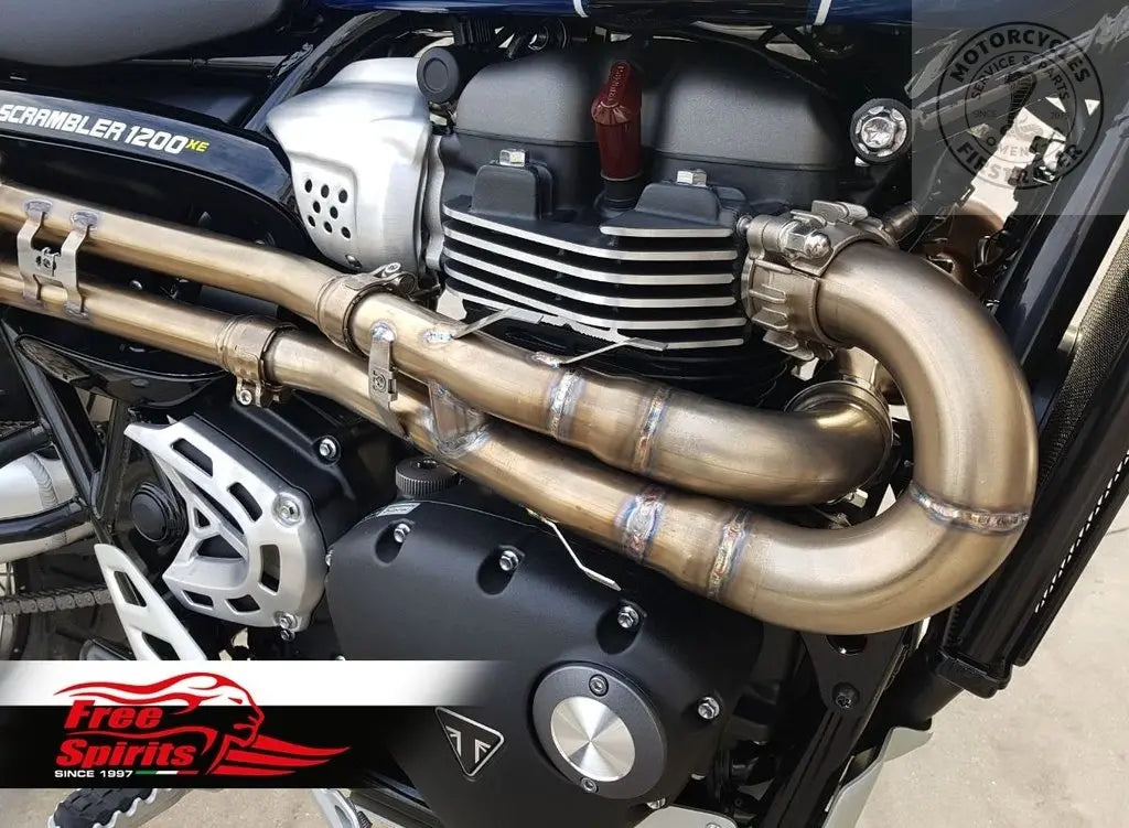 H-Pipe élimination Catalyseur Triumph scrambler 1200 Firstracer