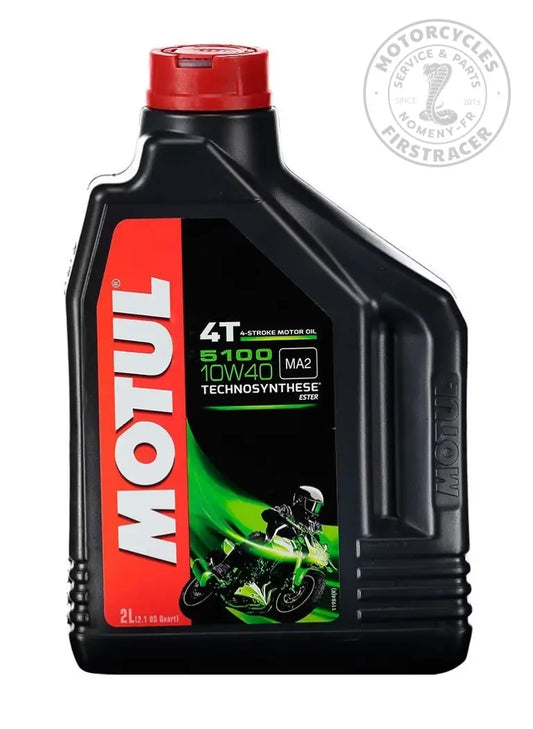 Huile 4T 5100 10W40 2L Motul pour Changjiang 650 Firstracer