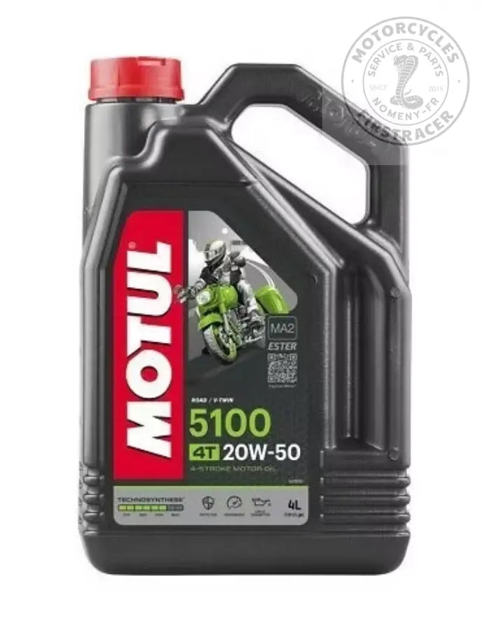Huile 4T 5100 20W50 Semi-synthèse 4L Motul URAL Firstracer