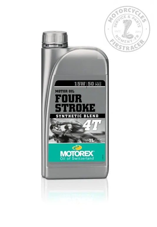 Huile Motorex four stroke 15w50 Synthetic Blend 1L Firstracer