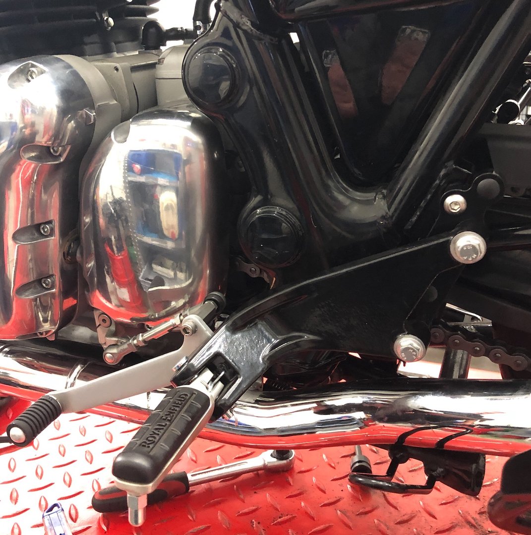 Kit de modification de positions des cales-pieds Interceptor 650