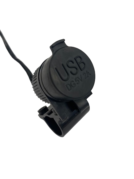 PRISE USB DOUBLE 12V MOTO ETANCHE FIXATION GUIDON