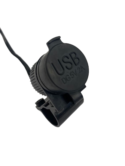 PRISE USB DOUBLE 12V MOTO ETANCHE FIXATION GUIDON