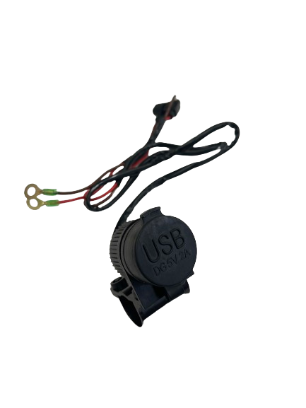 PRISE USB DOUBLE 12V MOTO ETANCHE FIXATION GUIDON