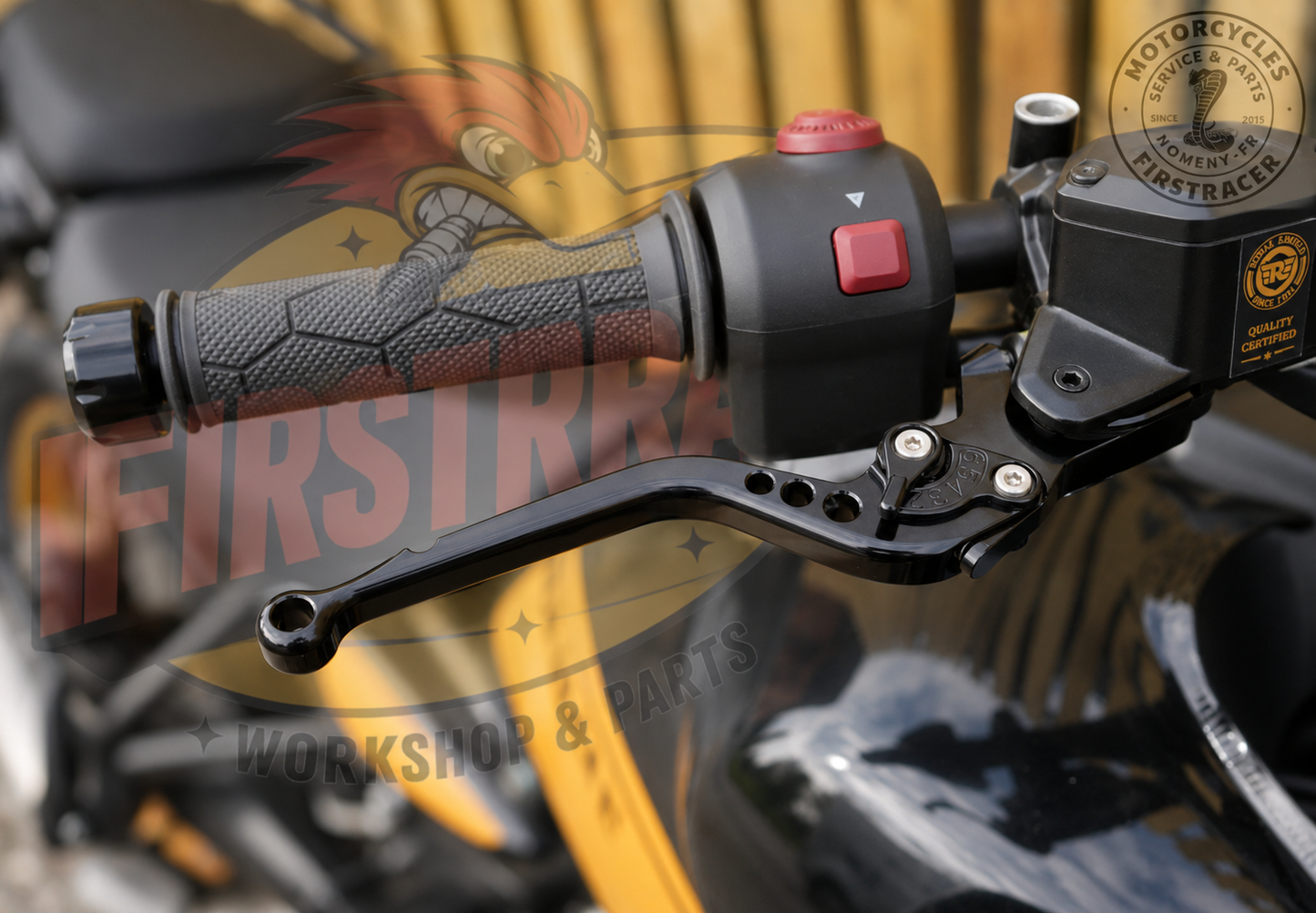 Paire de Leviers Réglables Noir – Royal Enfield Himalayan 450 - Guerrilla 450 Firstracer