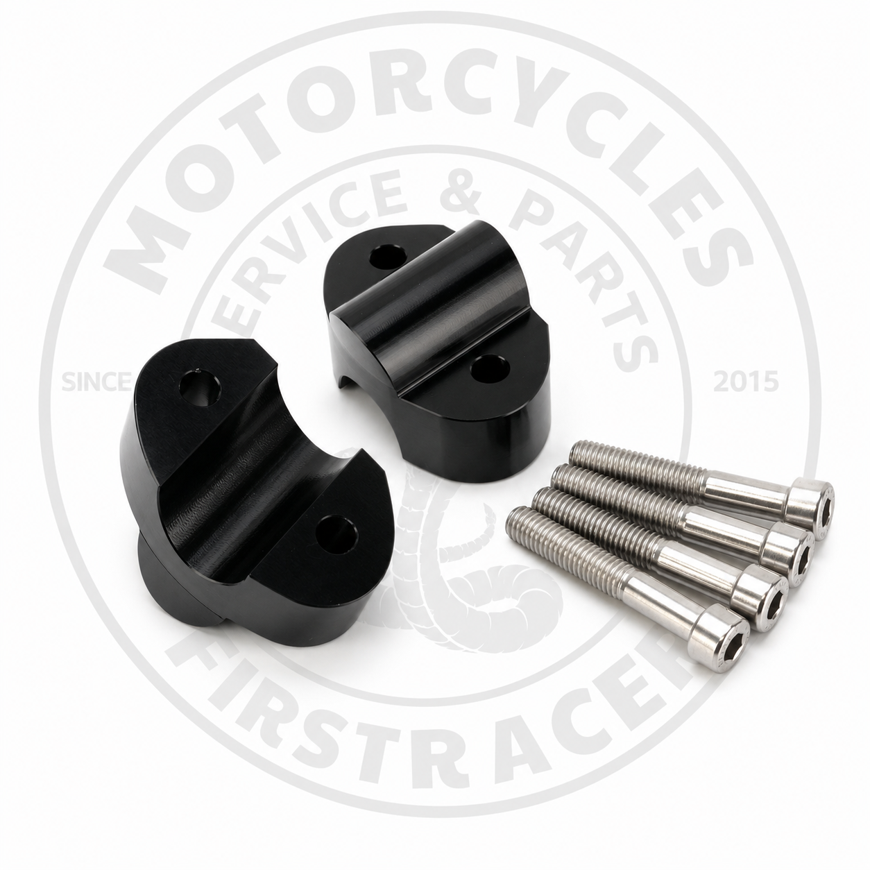 Rehausseurs de guidon 20 mm noirs – Royal Enfield Shotgun 650 Firstracer