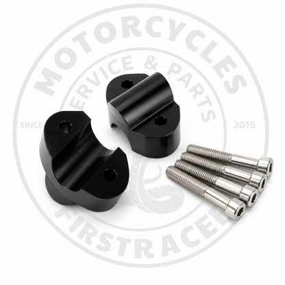 Rehausseurs de guidon 20 mm noirs – Royal Enfield Shotgun 650 Firstracer