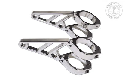 Jeu de supports de phare HIGHSIDER 38–41 mm – pour Royal Enfield, Triumph ou BSA Firstracer