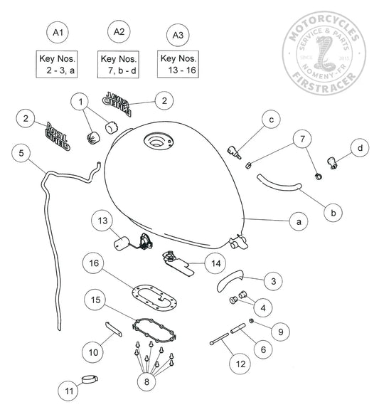 Joint de pompe à carburant – Royal Enfield 350 Firstracer