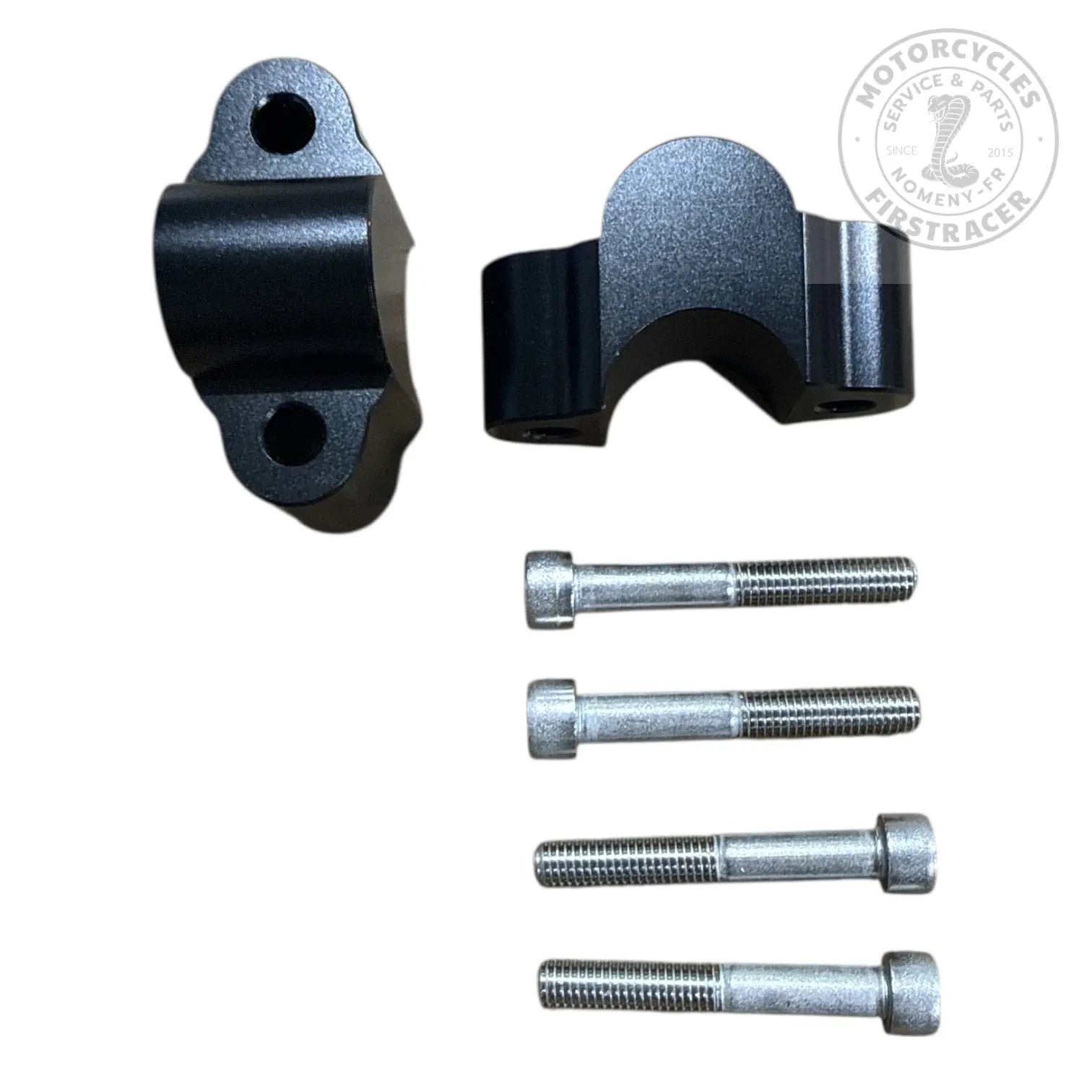 KIT DE REHAUSSE DE GUIDON – 25 mm – NOIR Royal Enfield 450 Guerrilla Firstracer