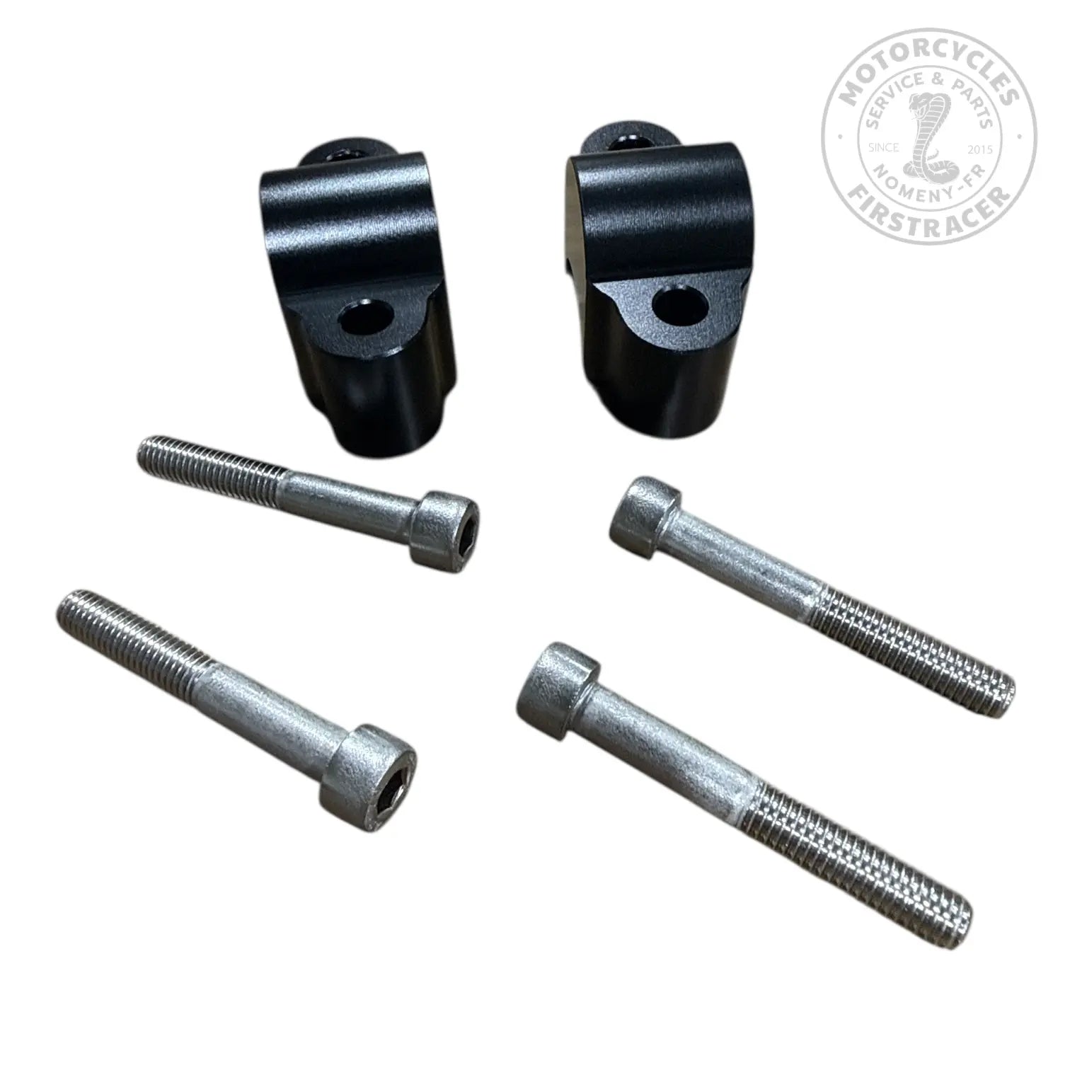 KIT DE REHAUSSE DE GUIDON – 25 mm – NOIR Royal Enfield 450 Guerrilla Firstracer