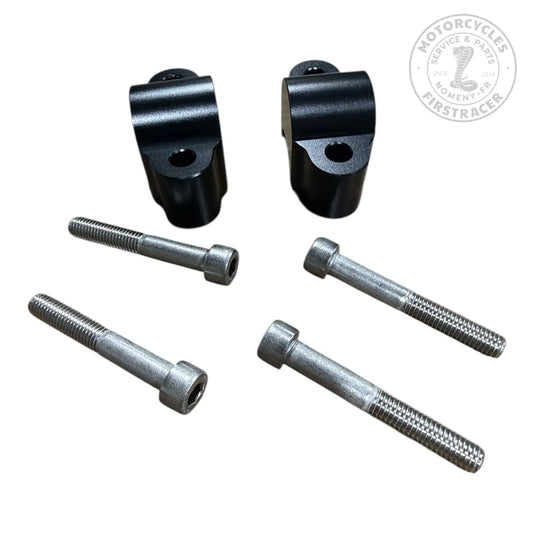 KIT DE REHAUSSE DE GUIDON – 25 mm – NOIR Royal Enfield 450 Guerrilla Firstracer