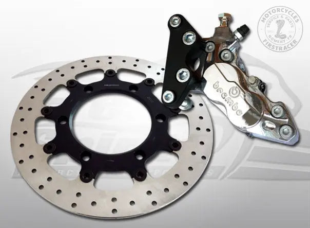 KIT FREINAGE 4 PISTONS BREMBO POUR TRIUMPH Bonneville et Scrambler jusque 2015 Firstracer