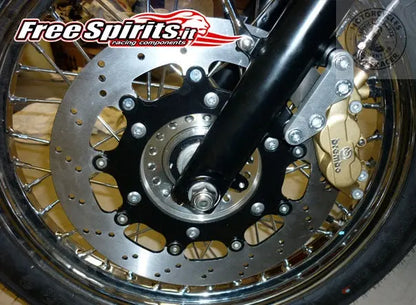 KIT FREINAGE 4 PISTONS BREMBO POUR TRIUMPH Bonneville et Scrambler jusque 2015 Firstracer