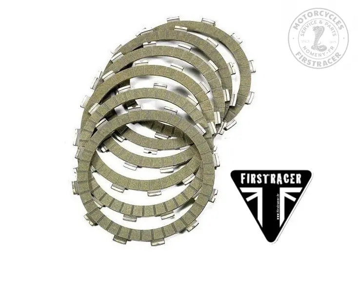 Kit Disques d'embrayage Garnis Bonneville/Thruxton/Scrambler jusque 2015 Firstracer