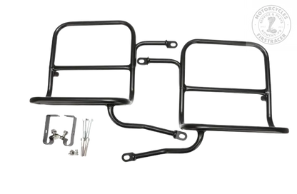 Kit Sacoches en Toile Noire – Royal Enfield Classic 500 Firstracer