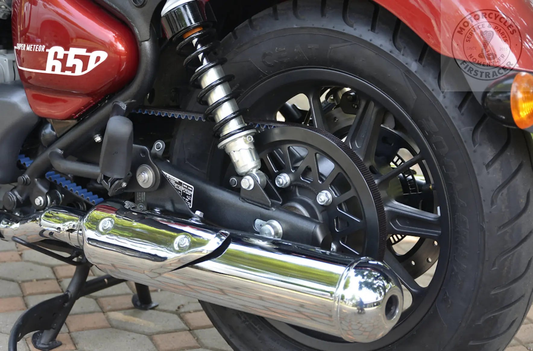 Kit Transmission Par Courroie RSTECH – Rapport Allongé – Royal Enfield Super Meteor 650 &amp; Shotgun 650 Firstracer