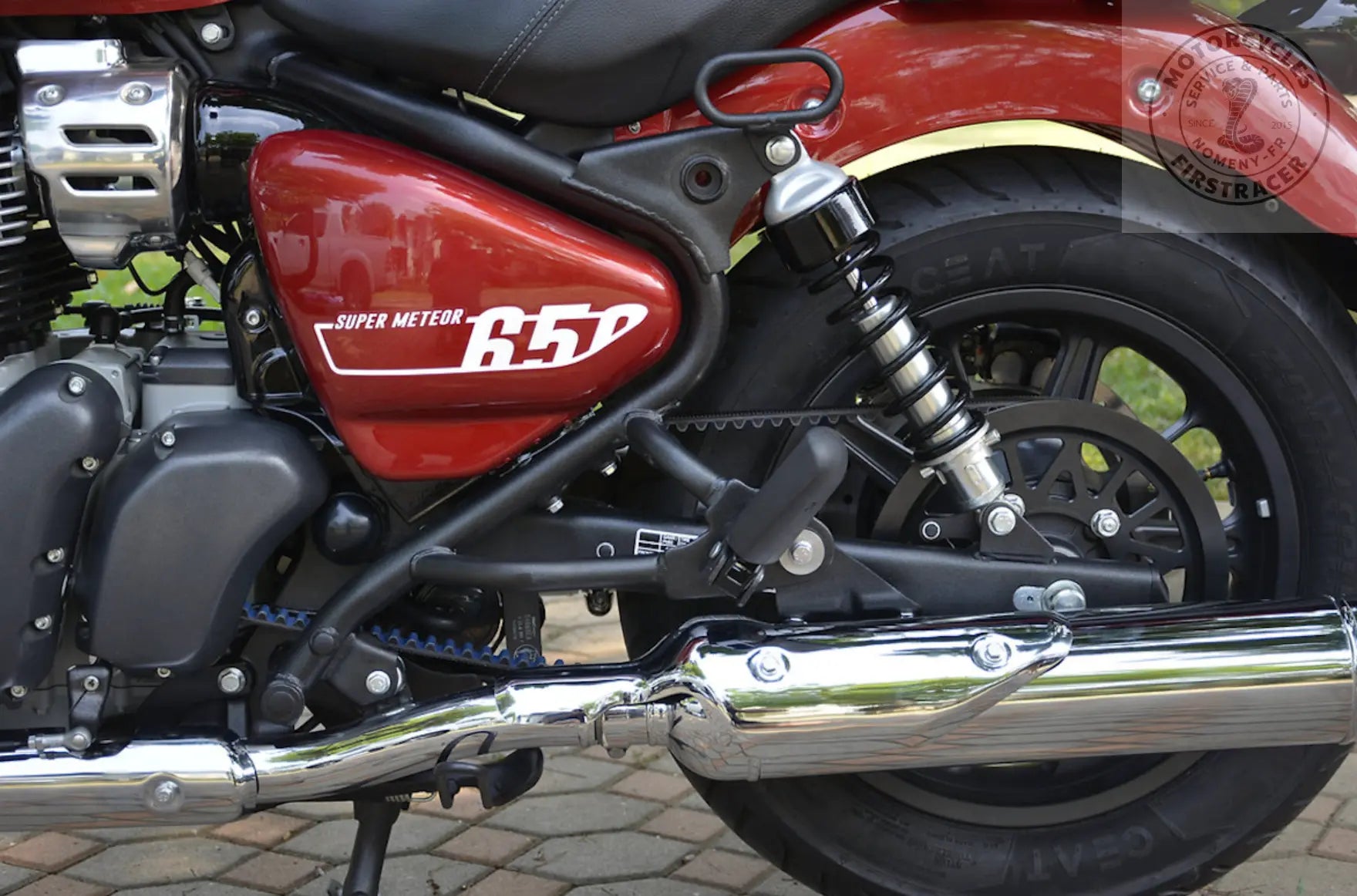 Kit Transmission Par Courroie RSTECH – Rapport Allongé – Royal Enfield Super Meteor 650 &amp; Shotgun 650 Firstracer