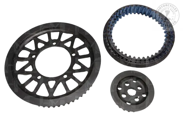 Kit Transmission Par Courroie RSTECH – Rapport Allongé – Royal Enfield Super Meteor 650 &amp; Shotgun 650 Firstracer