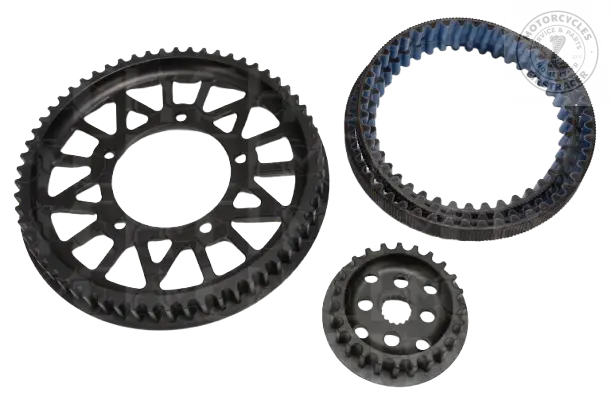 Kit Transmission Par Courroie RSTECH – Rapport Allongé – Royal Enfield Super Meteor 650 &amp; Shotgun 650 Firstracer