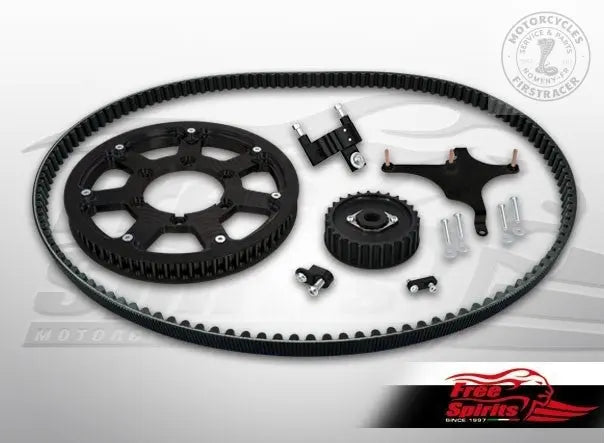 Kit Transmission par courroie pour Triumph Bobber Free Spirits (Noir) Firstracer