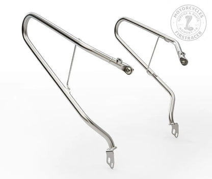 Kit complet sacoches souples noires avec supports pour Royal Enfield Firstracer
