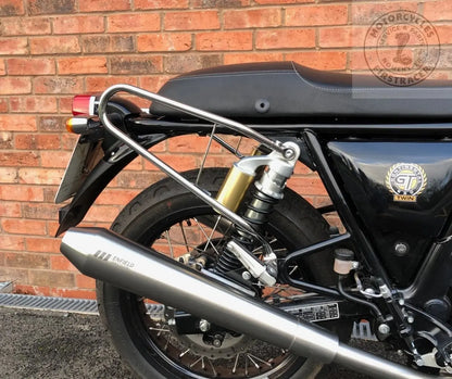 Kit complet sacoches souples noires avec supports pour Royal Enfield Firstracer