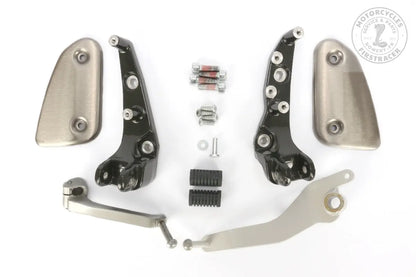 Kit conversion repose pied style Continental GT pour 650 Interceptor Firstracer