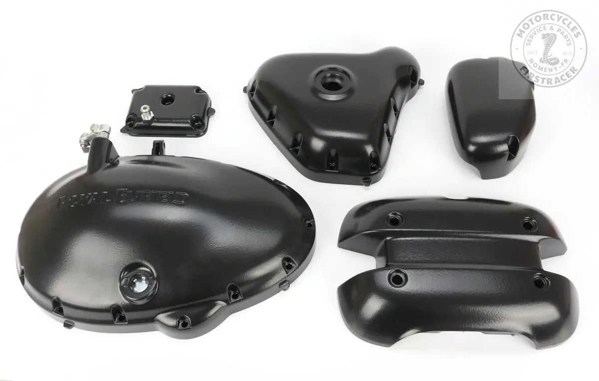 Kit de carters moteur noir pour 650 Interceptor / 650 Continental GT Firstracer