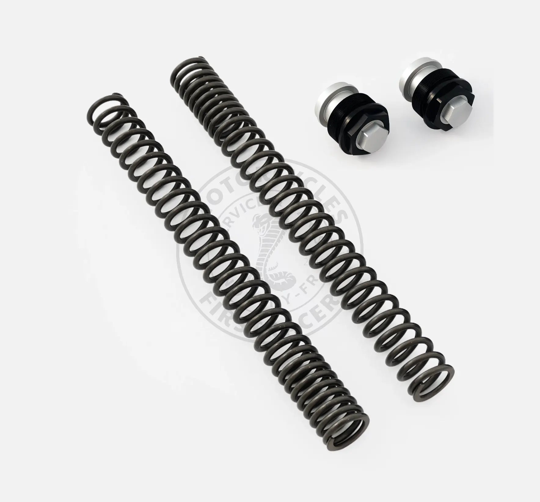 Kit fourche avec ressorts progressifs + réglage de précontrainte Firstracer