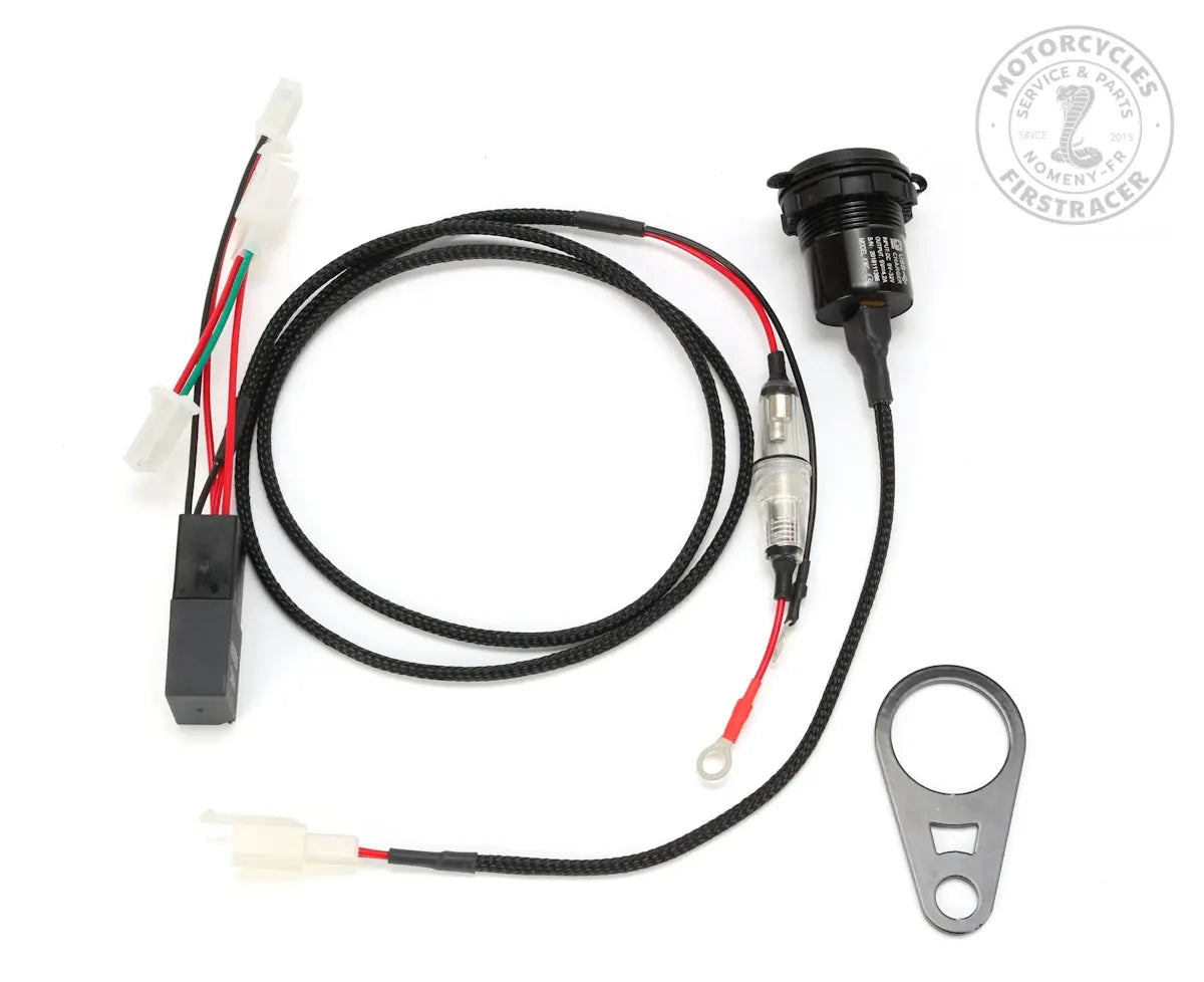 Kit prises USB 12V pour Royal Enfield 500 EFI et 535 Continental GT Firstracer