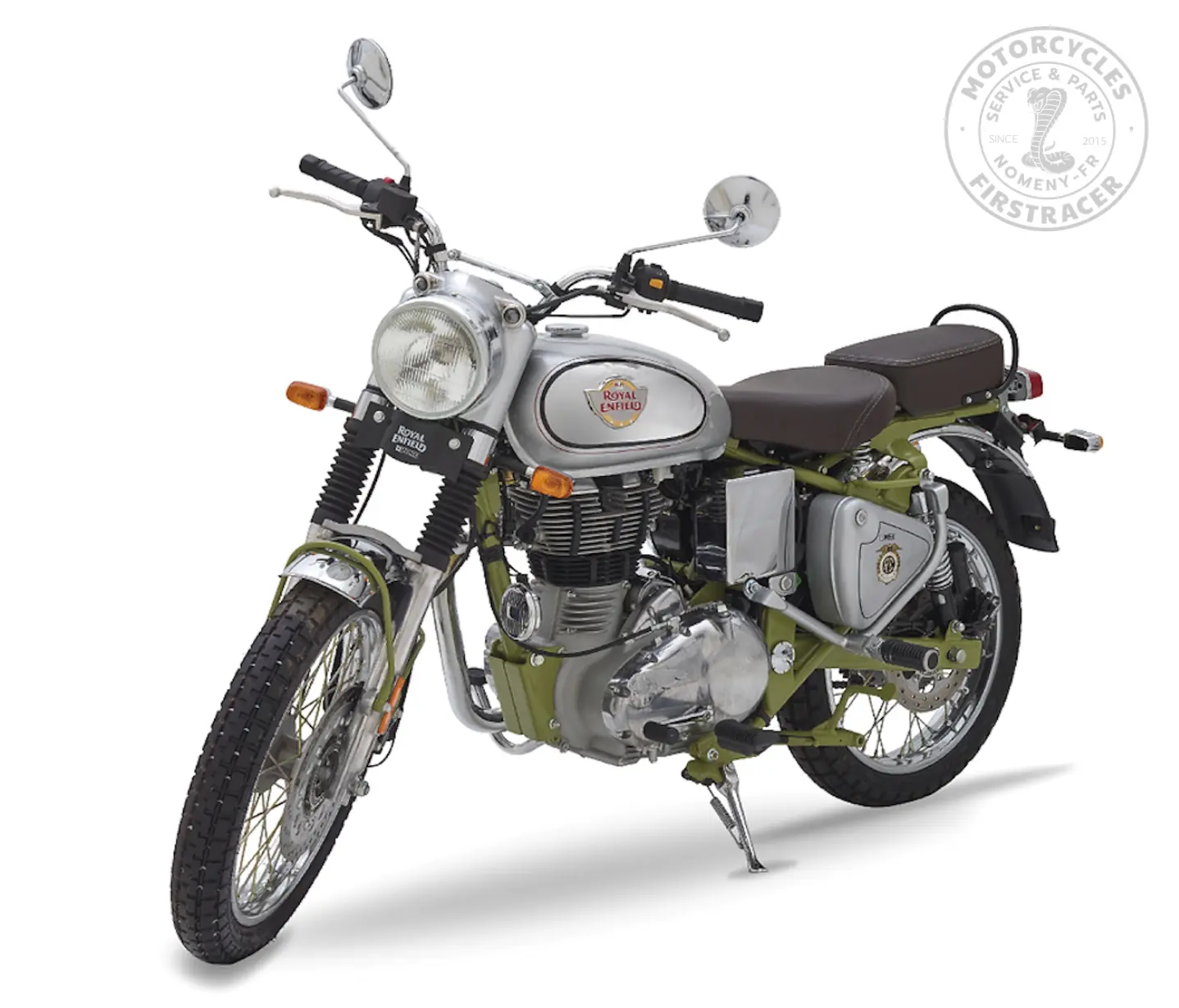 Kit selle passager et repose-pieds – Royal Enfield 500 EFI Trials Firstracer