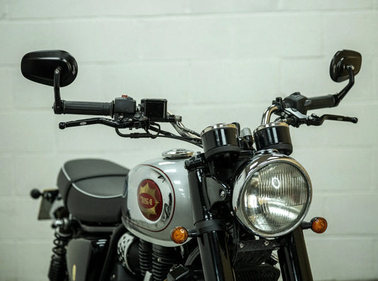 Leviers réglables noirs – BSA Goldstar 650 Firstracer